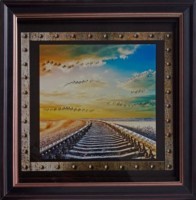 Картина Железнодорожник 1 с кристаллами Swarovski (1900)