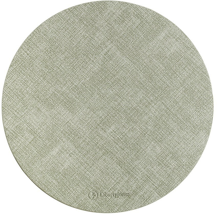 Набор из 4-х сервировочных салфеток leanera, D35 см, мятные (76985)