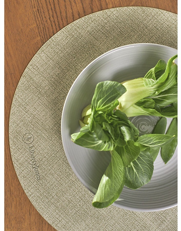 Набор из 4-х сервировочных салфеток leanera, D35 см, мятные (76985)
