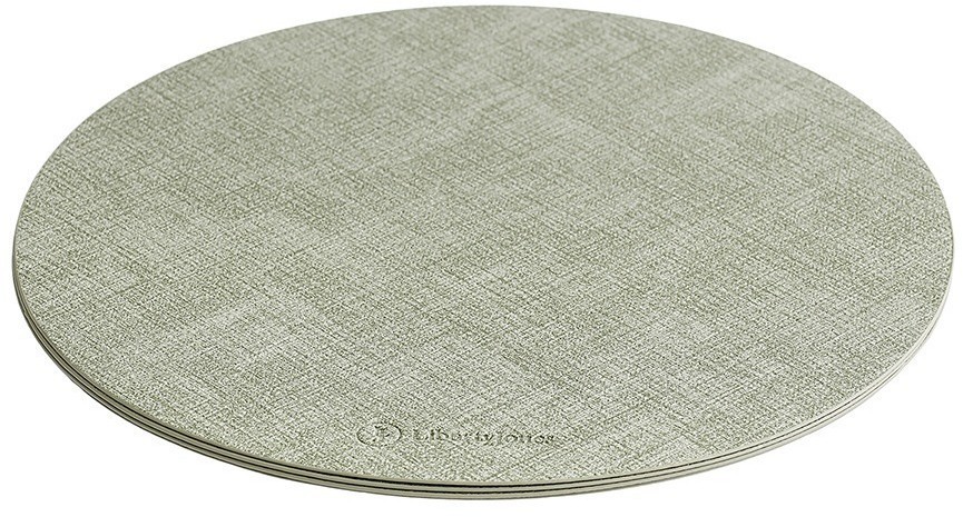 Набор из 4-х сервировочных салфеток leanera, D35 см, мятные (76985)