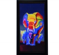 Картина Слоны 1 с кристаллами Swarovski (1497)