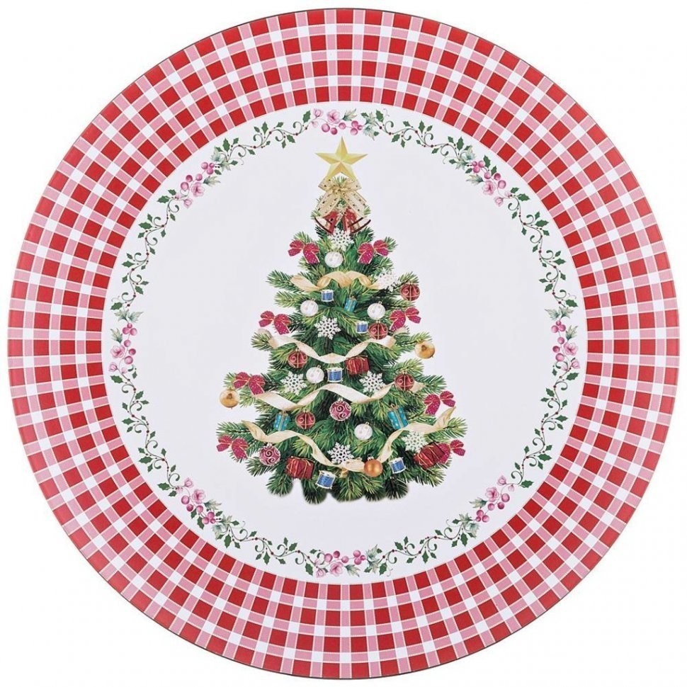Тарелка для оформления новогодней сервировки "рождественская сказка" диаметр=40 см Lefard (106-527)