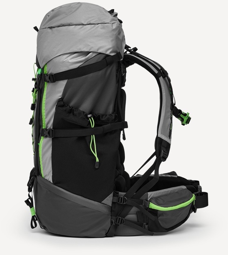 Рюкзак Hiking Ascent, серый, 55+10 л (2115605)