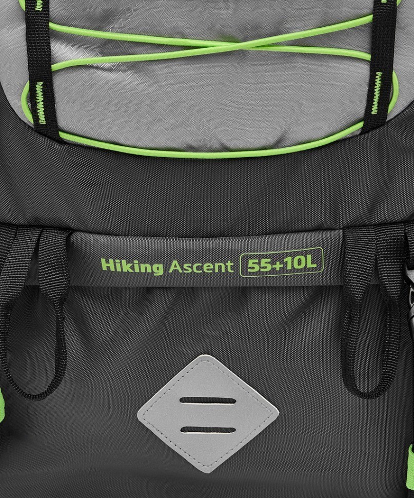 Рюкзак Hiking Ascent, серый, 55+10 л (2115605)