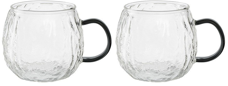 Набор стеклянных кружек crystal, 2 шт. (76624)