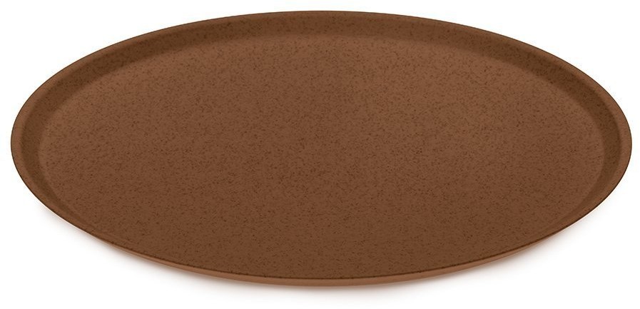 Тарелка connect, organic, D25,5 см, коричневая (68393)