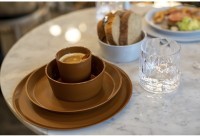 Тарелка connect, organic, D25,5 см, коричневая (68393)