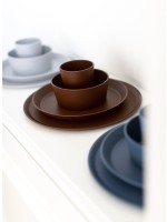 Тарелка connect, organic, D25,5 см, коричневая (68393)