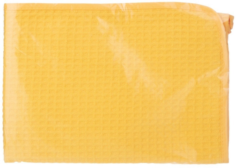 Полотенце вафельное  прямоугольное (желтое) 50*70 (557-082)