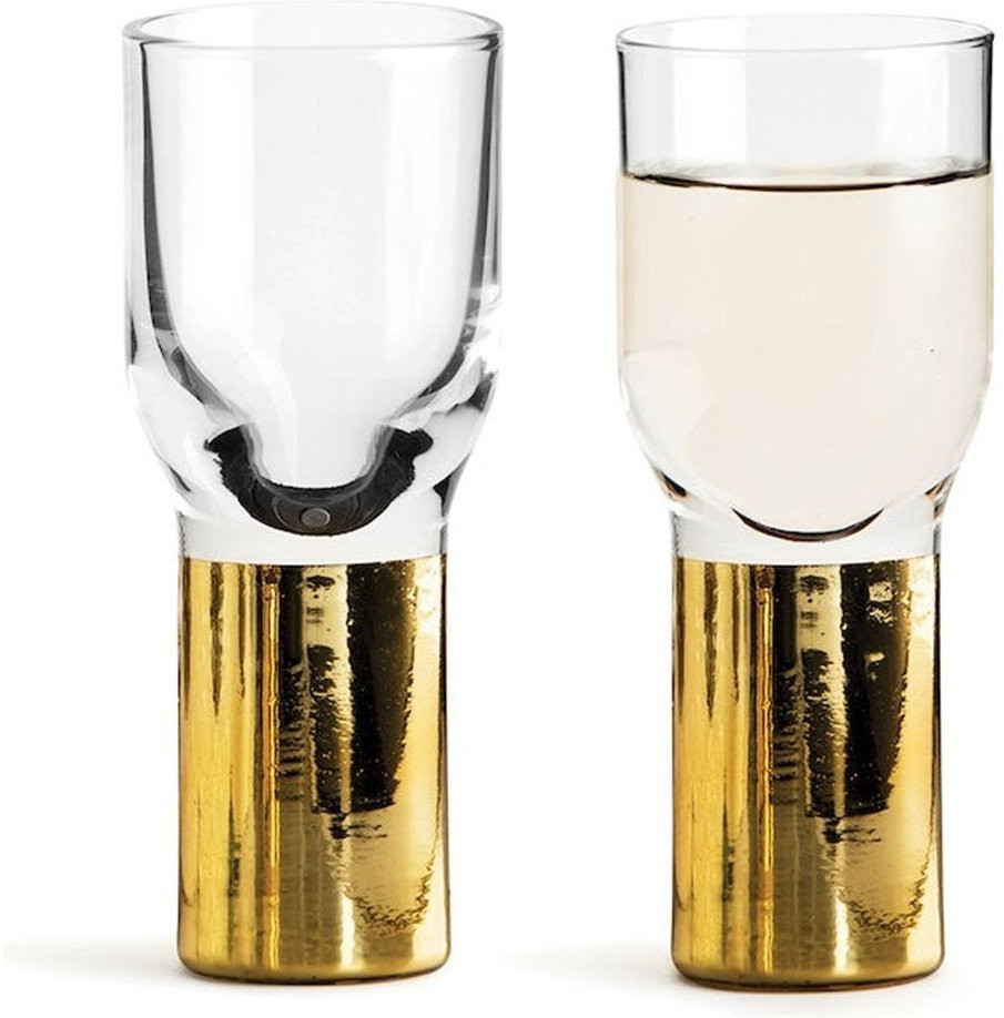 SagaForm Набор рюмок Gold, 40 мл, 2 шт 5009121
