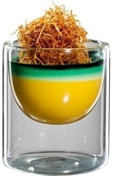 Bloomix Набор для порционной подачи закусок и деcертов "Полумесяц" средний Catering, 220 мл, 2шт X-002-170-G-set2