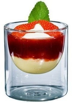 Bloomix Набор для порционной подачи закусок и деcертов "Полумесяц" средний Catering, 220 мл, 2шт X-002-170-G-set2