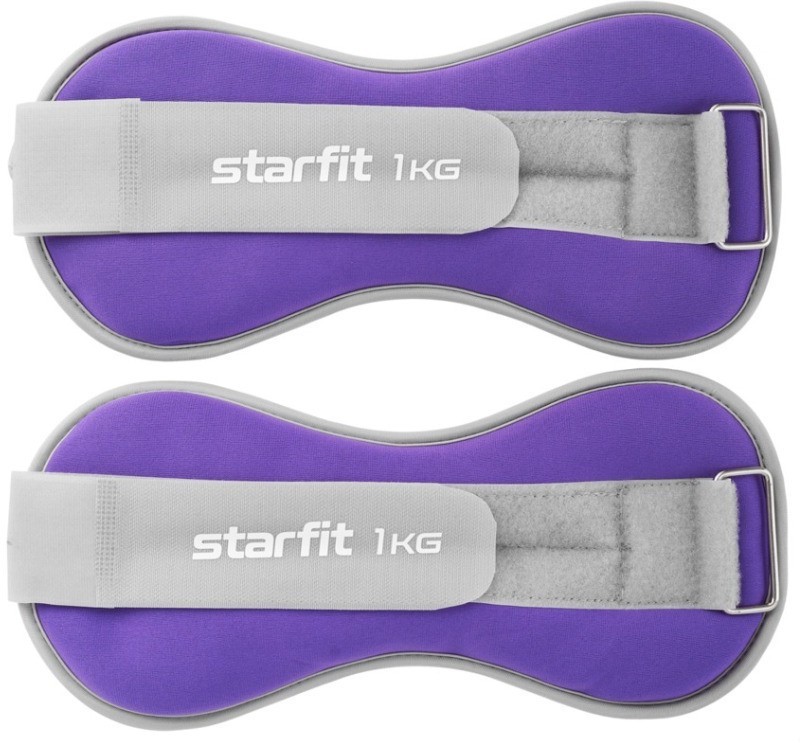 Утяжелители универсальные WT-502, 1 кг, лиловый (1524316)