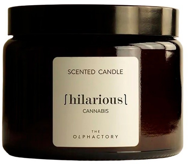 Свеча ароматическая the olphactory, hilarious, cannabis, 60 ч (78037)
