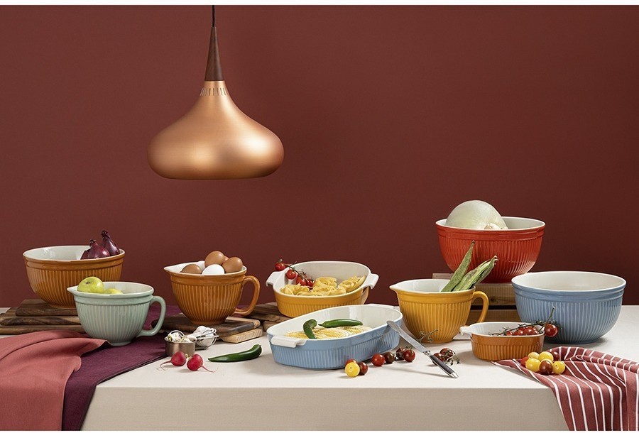 Миска soft ripples, 3 л, красная (75097)