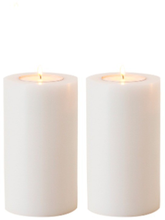 Свечи декоративные, набор из 2 шт 106948(ACC06948), пластик, white, ROOMERS FURNITURE