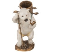 Изделие декоративное &quot;медведь с трубкой&quot; 49*18 см высота=25 см Lefard (469-265)