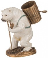 Изделие декоративное &quot;медведь с трубкой&quot; 49*18 см высота=25 см Lefard (469-265)