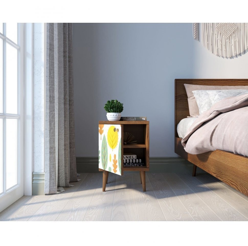 Тумбочка Berber с дверкой 30 принт арт BB21/Print_30-ET