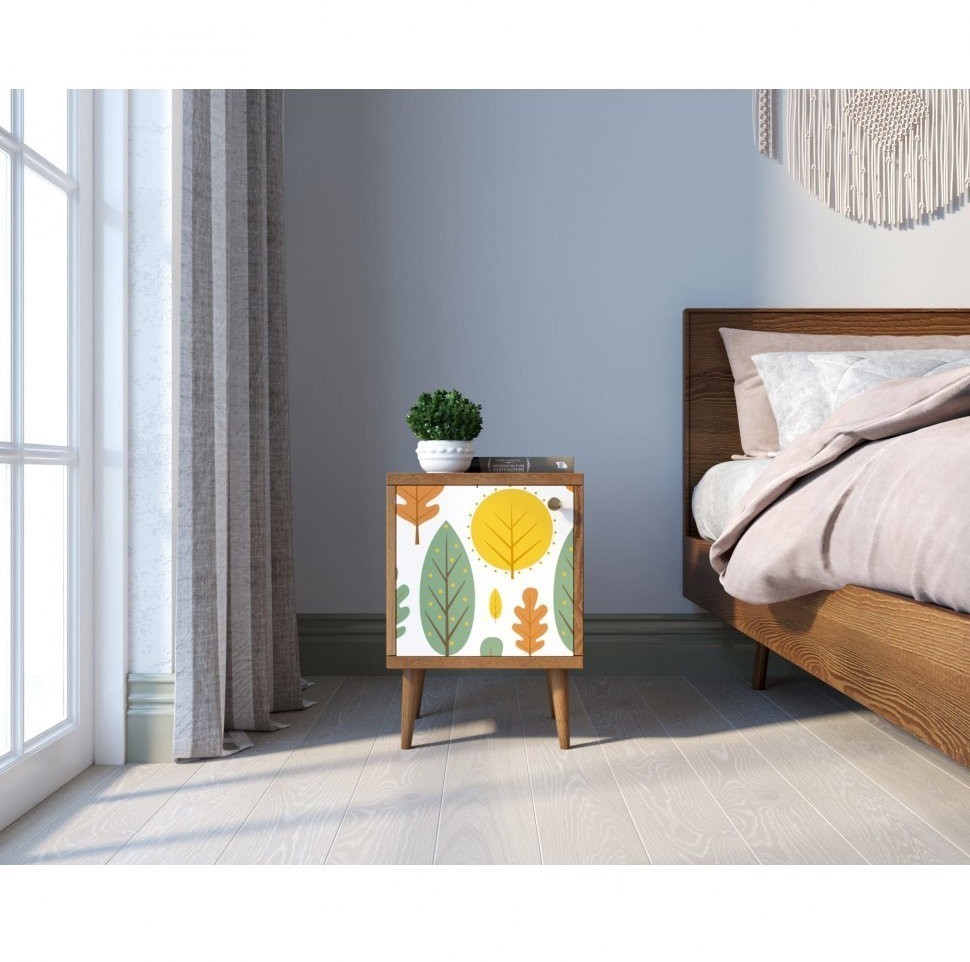 Тумбочка Berber с дверкой 30 принт арт BB21/Print_30-ET