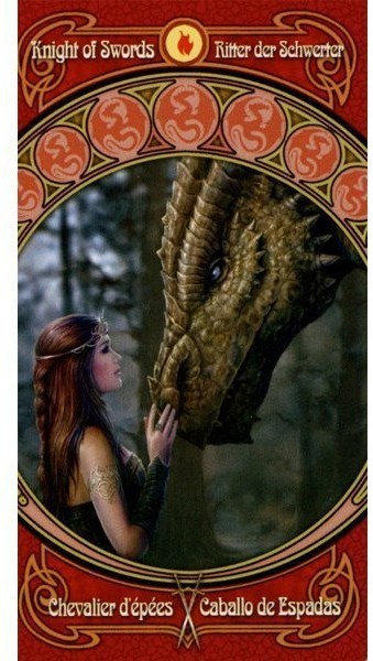 Карты Таро "Fournier Anne Stokes Legends Tarot" Fournier / Таро Легенды (33539)