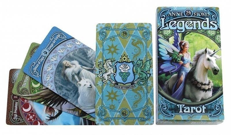 Карты Таро "Fournier Anne Stokes Legends Tarot" Fournier / Таро Легенды (33539)