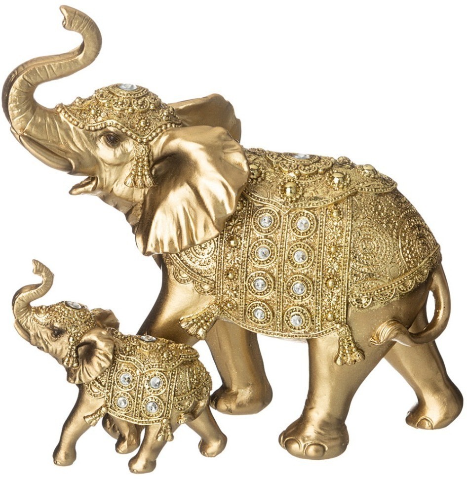 Фигурка декоративная "слоны" 25*12,9*24,1 см Lefard (146-1775)