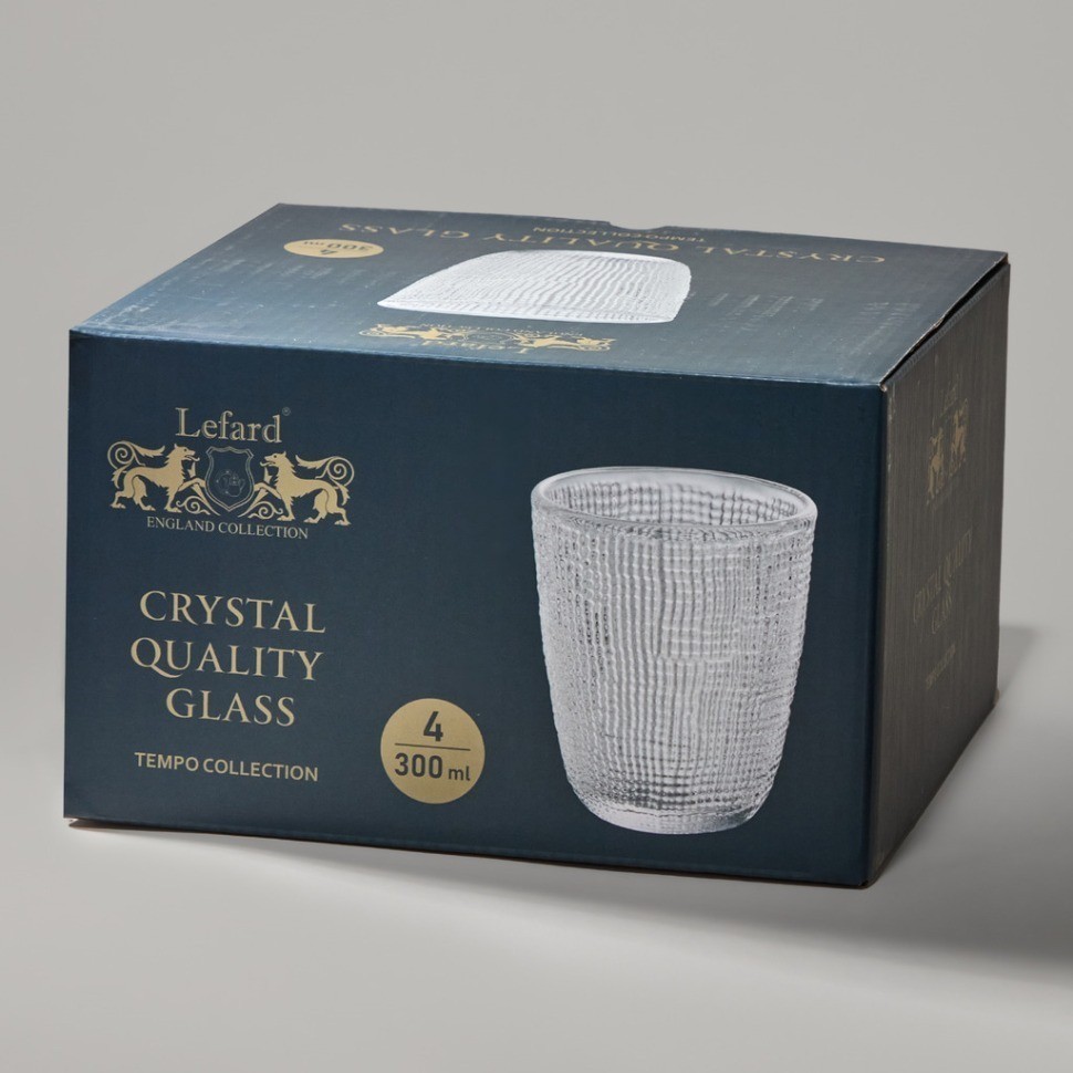 Набор стаканов "tempo" 4 шт./300 мл Lefard (355-377)