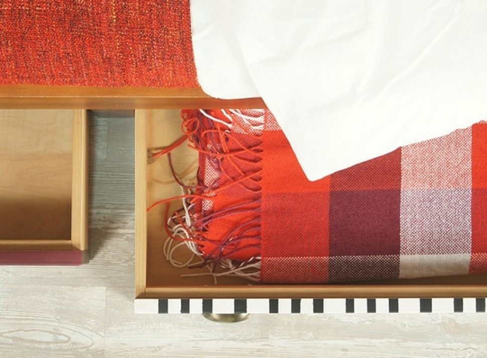 Дизайнерская кровать Gouache Birch арт M10512ETG/1-ET