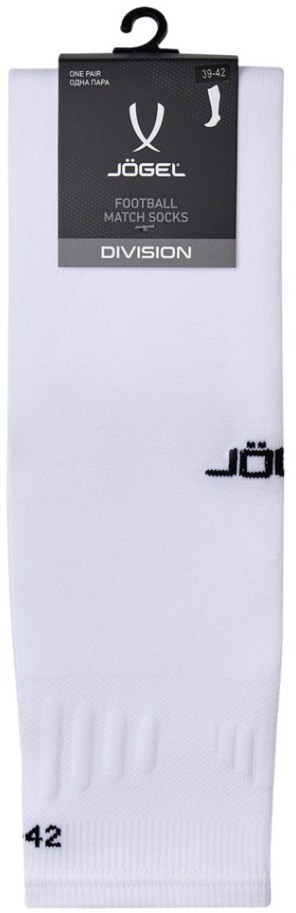 Гольфы футбольные JOGEL MATCH FOOTLESS SOCKS, белый (2111768)
