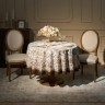 Скатерть круглая " royal garden" 190 см,белый ,100% хлопок ,твил с пропиткой Lefard (850-754-23)