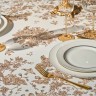 Скатерть круглая " royal garden" 190 см,белый ,100% хлопок ,твил с пропиткой Lefard (850-754-23)