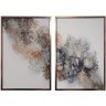 Постеры "Мрамор. Диптих-3" (2шт)*70*100см,багет латунь, с поталью (TT-00014409)