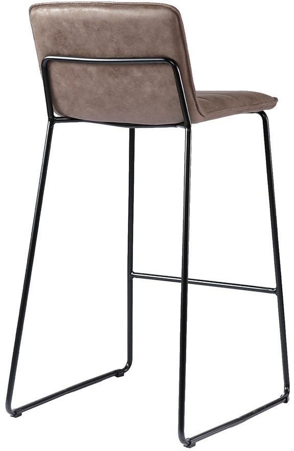 Набор из 2 барных стульев terence, экокожа, темно-коричневые (74227)