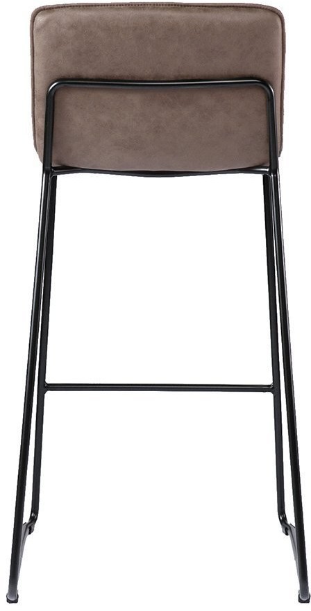 Набор из 2 барных стульев terence, экокожа, темно-коричневые (74227)