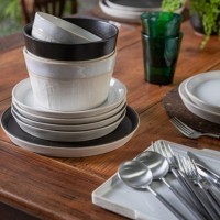 Чаша NSS201-LTB(NSS201-01312G), 20 см, керамика, LATTITUDE BLACK, Costa Nova