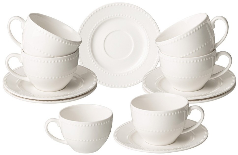 Чайный набор lefard "pearl" на 6 пер. 12 пр. 290 мл (425-033)