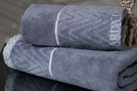 Полотенце Орсетто графит 50*90 (TT-00012097)