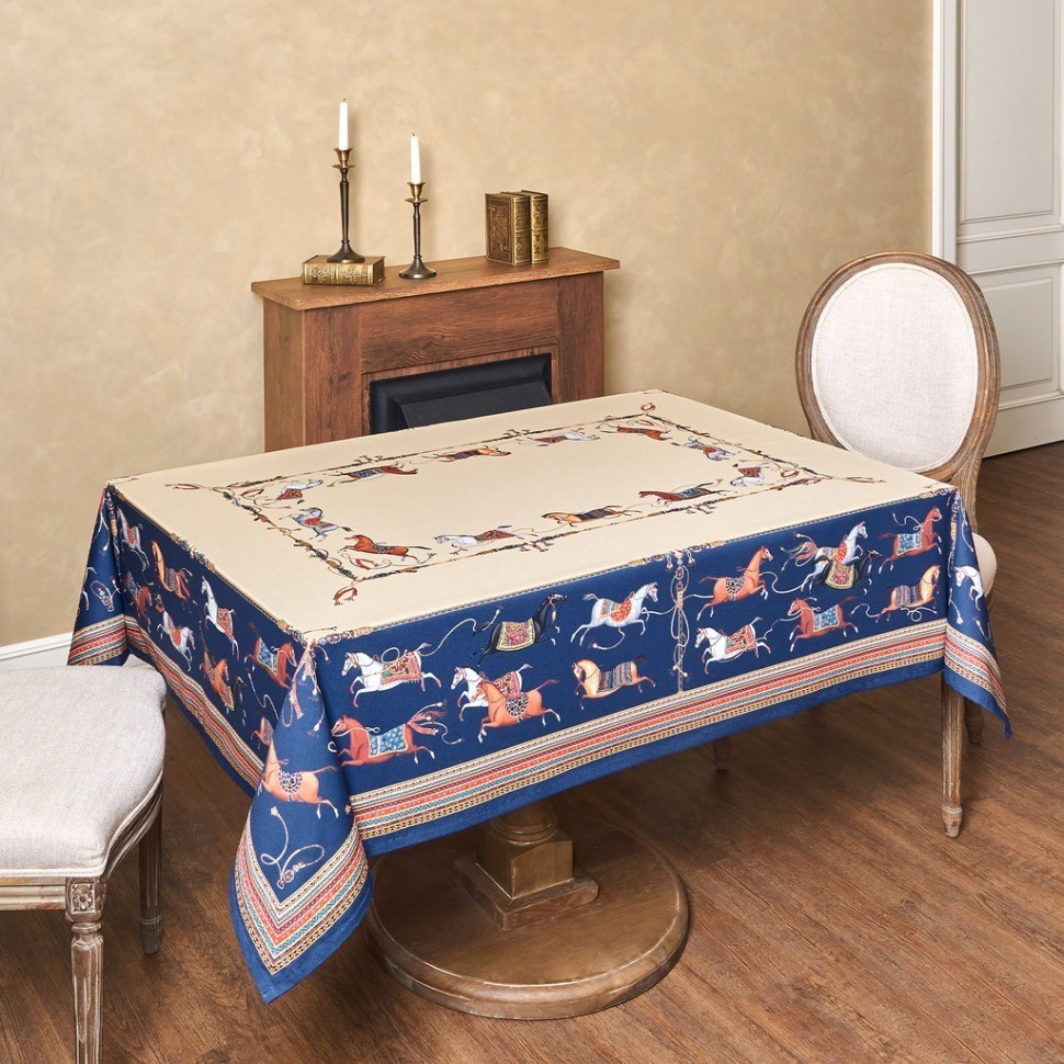 Скатерть "passage" 140х300см ,бежевый,100% хлопок с пропиткой,твил Lefard (850-758-22)