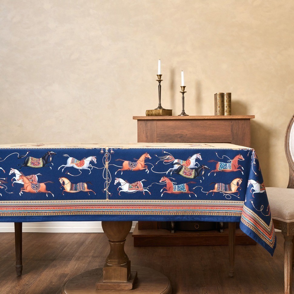 Скатерть "passage" 140х300см ,бежевый,100% хлопок с пропиткой,твил Lefard (850-758-22)