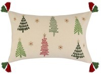 Чехол на подушку frozen pines из коллекции new year essential, 30х50 см (79793)