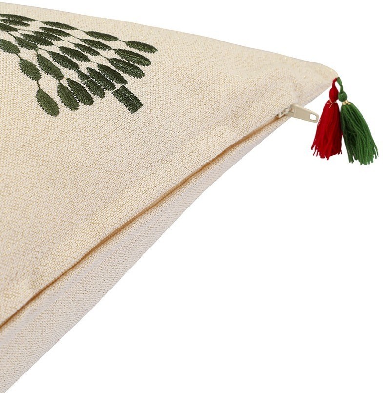 Чехол на подушку frozen pines из коллекции new year essential, 30х50 см (79793)