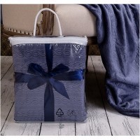 Плед &quot;косы. индиго&quot; 150*200 см. SANTALINO (981-047)