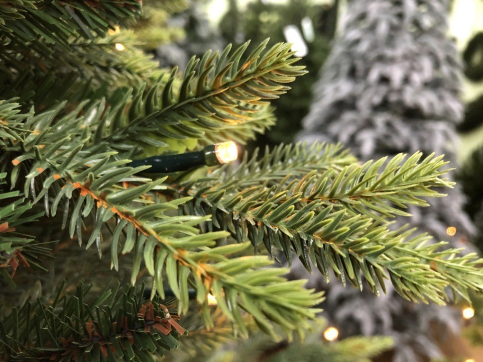 Триумф ель королевская премиум  100% литая 185 см 232 лампы зеленая (73251)