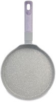Сковорода блинная с антипригарным покрытием pfluon marble, 22*4,3 см Agness (902-124)
