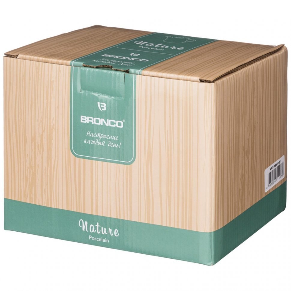 Чайник bronco "nature" 1100 мл бежевый (263-1174)