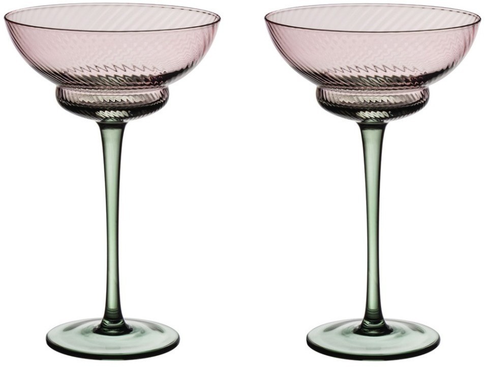 Набор креманок "twist & shine" green, 2 шт/220 мл Lefard (687-025)