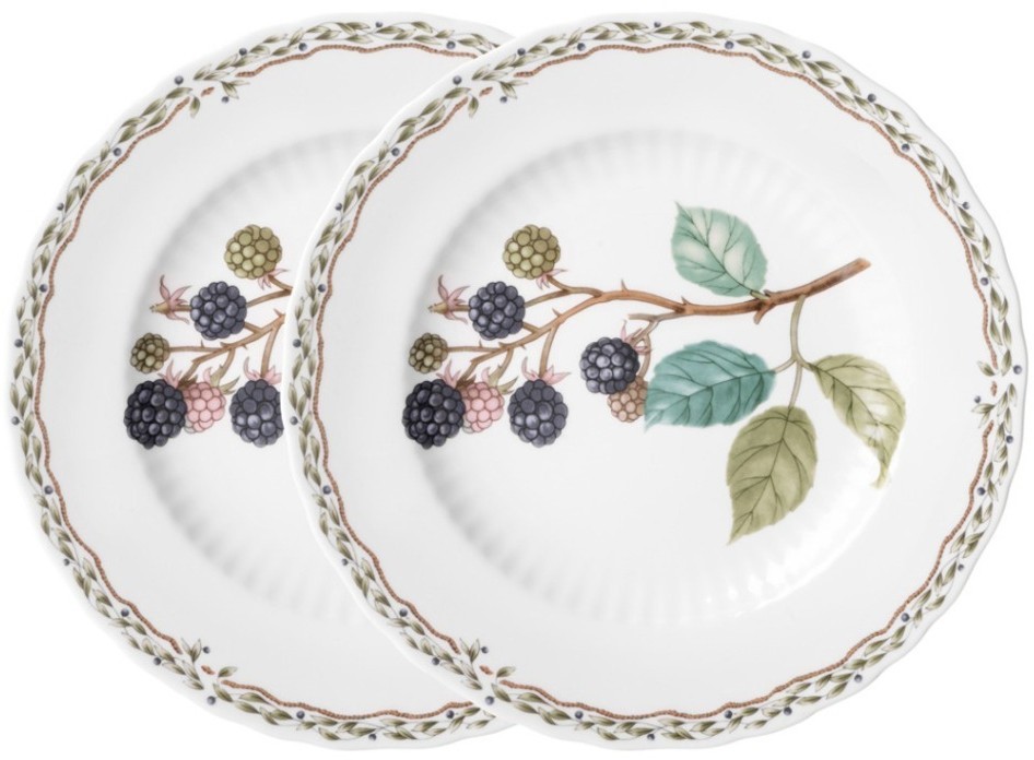 Набор тарелок закусочных lefard "fruit garden" 2 шт. 20,5 см (590-647)