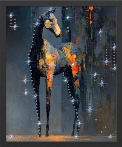 Картина Сияющее величие с кристаллами Swarovski (2439)