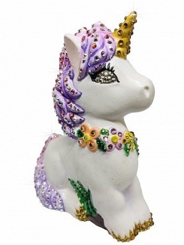 Картина Единорожка с кристаллами Swarovski (3038)
